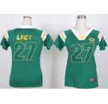 nike women nfl jerseys green bay packers #27 eddie lacy green[fashion Rhinestone sequins]