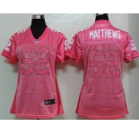 nike women nfl jerseys green bay packers #52 matthews pink[2012 new]