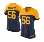 nike women nfl jerseys green bay packers #56 peppers yellow-blue[nike]