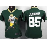 nike women nfl jerseys green bay packers #85 greg jennings green[portrait fashion]