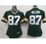 nike women nfl jerseys green bay packers #87 nelson green[nike]
