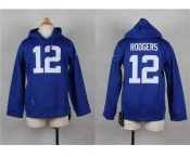 Nike Youth Green Bay Packers #12 Aaron Rodgers blue jerseys(Pullover Hoodie)