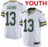 Youth Green Bay Packers #13 Allen Lazard White Vapor Untouchable Limited Stitched Jersey