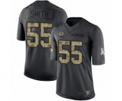 Youth Green Bay Packers #55 Za'Darius Smith Limited Black 2016 Salute to Service Football Jersey