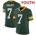 Youth Green Bay Packers #7 Quay Walker Green Vapor Untouchable Limited Stitched Football Jersey