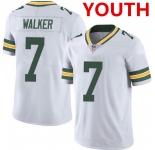 Youth Green Bay Packers #7 Quay Walker White Vapor Untouchable Limited Stitched Football Jersey