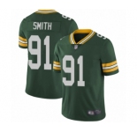 Youth Green Bay Packers #91 Preston Smith Green Team Color Vapor Untouchable Limited Player Football Jersey