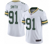 Youth Green Bay Packers #91 Preston Smith White Vapor Untouchable Limited Player Football Jersey