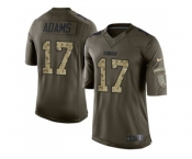 Youth Nike Green Bay Packers #17 Davante Adams Green Salute to Service Jerseys