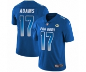 Youth Nike Green Bay Packers #17 Davante Adams Limited Royal Blue NFC 2019 Pro Bowl NFL Jersey