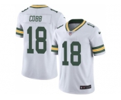 Youth Nike Green Bay Packers #18 Randall Cobb White Stitched NFL Limited Rush Jersey