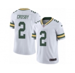 Youth Nike Green Bay Packers #2 Mason Crosby Limited White Rush NFL Jersey