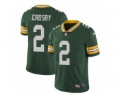 Youth Nike Green Bay Packers #2 Mason Crosby Vapor Untouchable Limited Green Team Color NFL Jersey