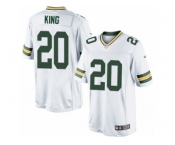 Youth Nike Green Bay Packers #20 Kevin King Limited White NFL Jersey