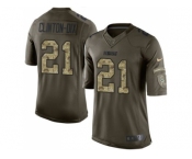 Youth Nike Green Bay Packers #21 Ha Ha Clinton-Dix Green Salute to Service Jerseys