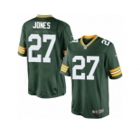 Youth Nike Green Bay Packers #27 Josh Jones Limited Green Team Color NFL Jersey