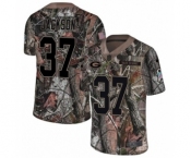Youth Nike Green Bay Packers #37 Josh Jackson Limited Camo Rush Realtree NFL Jersey