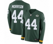 Youth Nike Green Bay Packers #44 Antonio Morrison Limited Green Therma Long Sleeve NFL Jersey
