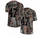 Youth Nike Green Bay Packers #47 Jake Ryan Limited Camo Rush Realtree NFL Jersey