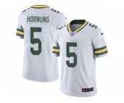 Youth Nike Green Bay Packers #5 Paul Hornung Limited White Rush NFL Jersey