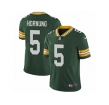 Youth Nike Green Bay Packers #5 Paul Hornung Vapor Untouchable Limited Green Team Color NFL Jersey