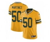 Youth Nike Green Bay Packers #50 Blake Martinez Limited Gold Rush NFL Jersey