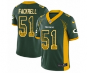 Youth Nike Green Bay Packers #51 Kyler Fackrell Limited Green Rush Drift Fashion NFL Jersey