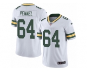 Youth Nike Green Bay Packers #64 Mike Pennel Limited White Rush NFL Jersey