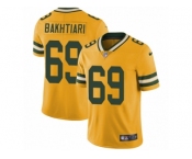 Youth Nike Green Bay Packers #69 David Bakhtiari Limited Gold Rush NFL Jersey