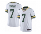 Youth Nike Green Bay Packers #7 Brett Hundley Limited White Rush NFL Jersey