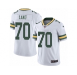 Youth Nike Green Bay Packers #70 T.J. Lang Limited White Rush NFL Jersey