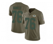 Youth Nike Green Bay Packers #76 Mike Daniels Limited Olive 2017 Salute to Service NFL