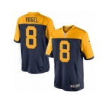 Youth Nike Green Bay Packers #8 Justin Vogel Limited Navy Blue Alternate NFL Jersey
