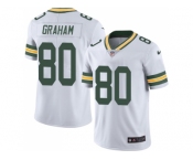 Youth Nike Green Bay Packers #80 Jimmy Graham White Stitched NFL Vapor Untouchable Limited Jersey