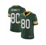 Youth Nike Green Bay Packers #80 Martellus Bennett Vapor Untouchable Limited Green Team Color NFL Jersey