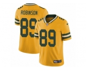 Youth Nike Green Bay Packers #89 Dave Robinson Limited Gold Rush NFL Jersey