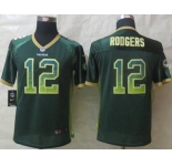 nike youth nfl jerseys green bay packers #12 aaron rodgers green[Elite drift fashion]