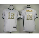 nike youth nfl jerseys green bay packers #12 aaron rodgers white[nike drift fashion]