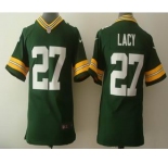 nike youth nfl jerseys green bay packers #27 lacy green[nike]