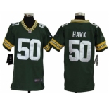 nike youth nfl jerseys green bay packers #50 hawk green[nike]