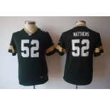 nike youth nfl jerseys green bay packers #52 matthews green[nike]