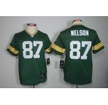 nike youth nfl jerseys green bay packers #87 nelson green[nike]
