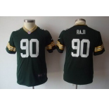 nike youth nfl jerseys green bay packers #90 raji green[nike]