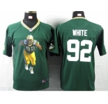 nike youth nfl jerseys green bay packers #92 reggie white green[portrait fashion]