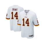 Men Nike Washington Redskins #14 Ryan Grant Game White NFL Jersey