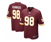 Men Nike Washington Redskins #98 Matthew Ioannidis Game Burgundy Red Team Color NFL Jersey