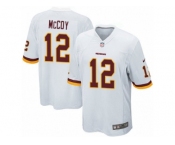 Men's Nike Washington Redskins #12 Colt McCoy Game White NFL Jersey