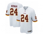 Men's Nike Washington Redskins #24 Josh Norman Game White NFL Jersey