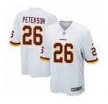 Men's Nike Washington Redskins #26 Adrian Peterson Game White NFL Jersey