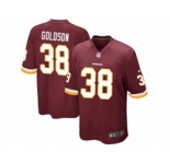 Men's Nike Washington Redskins #38 Dashon Goldson Game Burgundy Red Team Color NFL Jersey